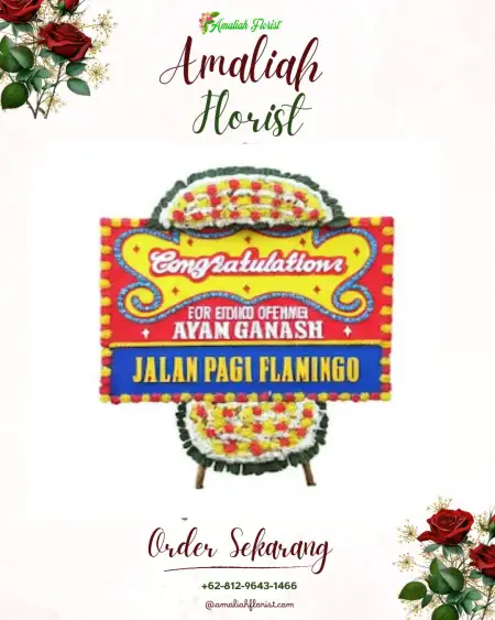 Sewa Papan Bunga Senayan